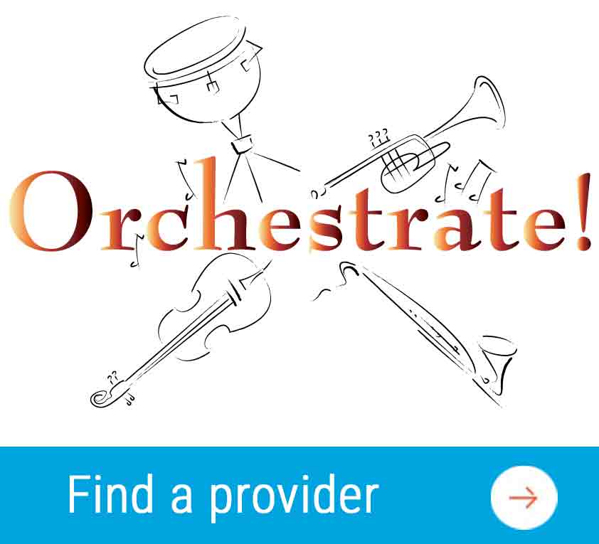 orchestrate team building provider