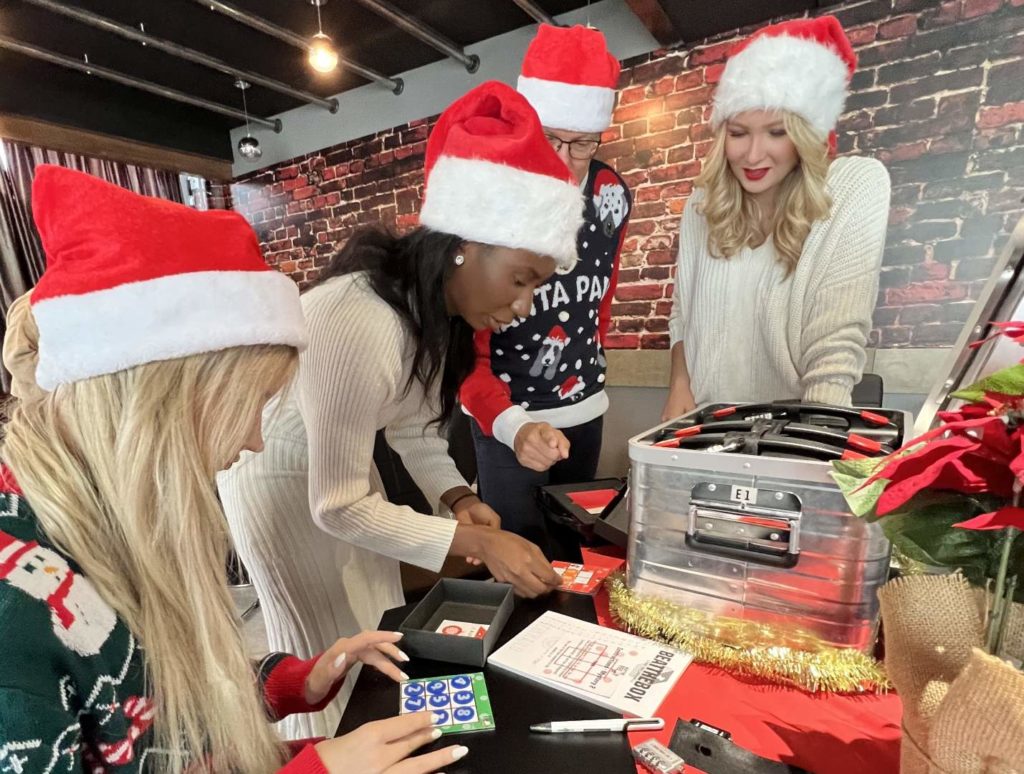 festive team building challenge