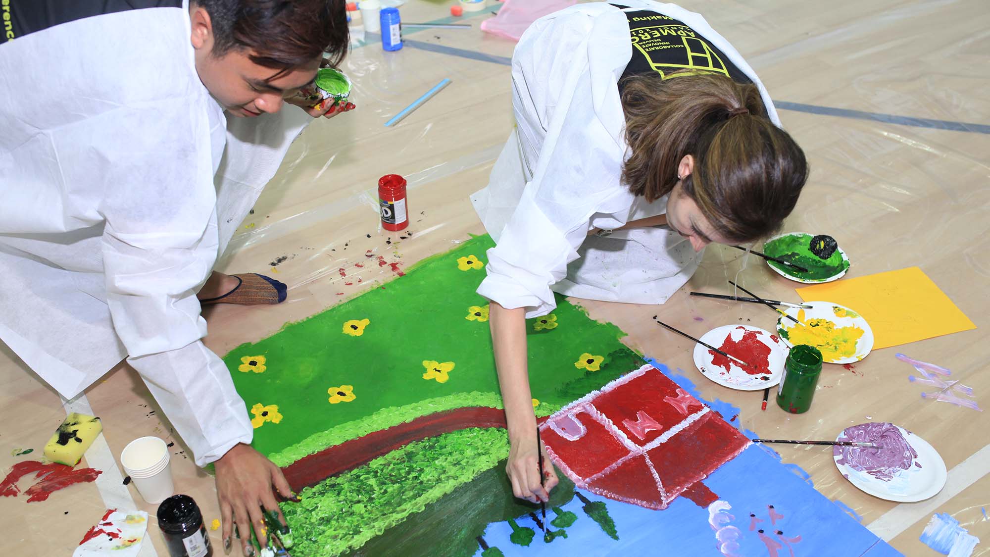 collaborative team building activity