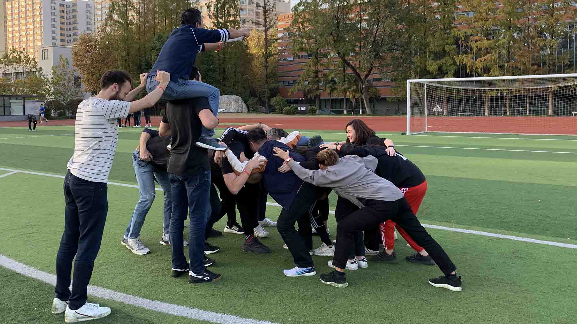 challenging Olympics-themed team building activity