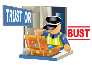 trust or bust logo