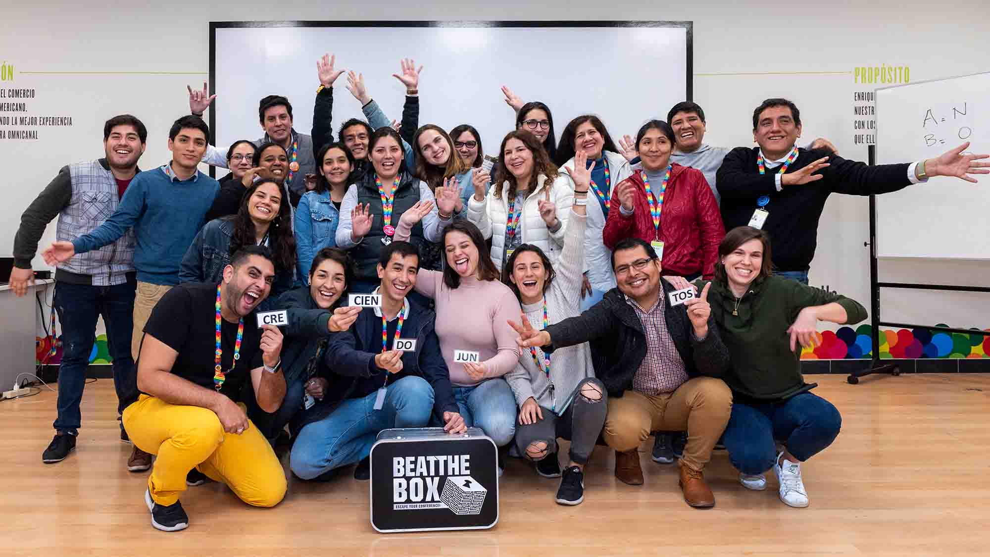 escape room style team building activity to foster managing change