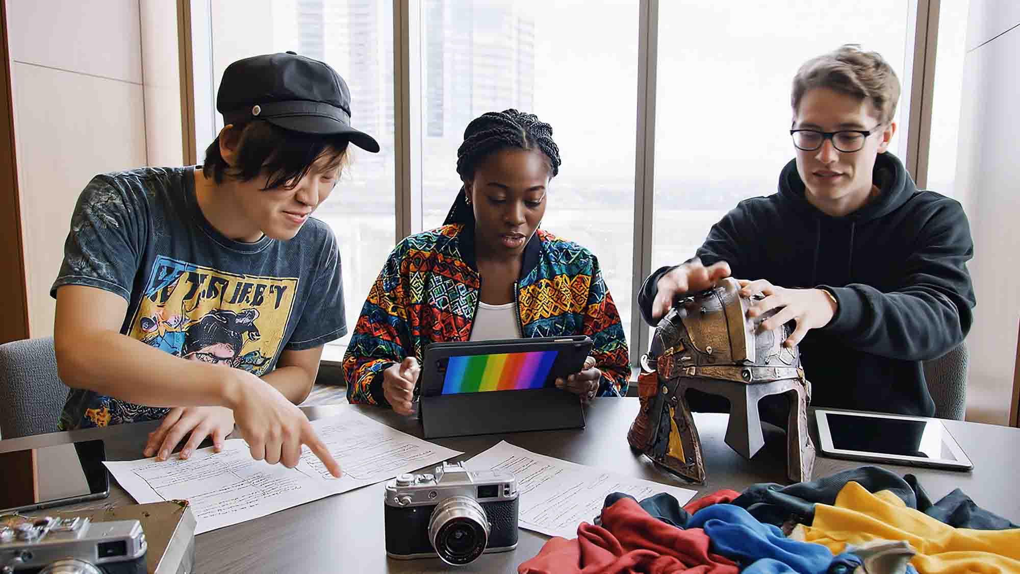 collaborative team building activity utilising AI