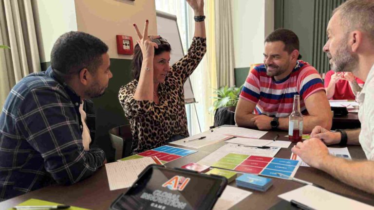 Ai powered team building activity Global Innovation Game