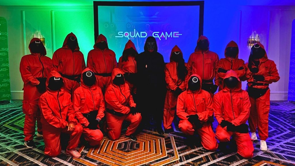 innovative team building activity squad game