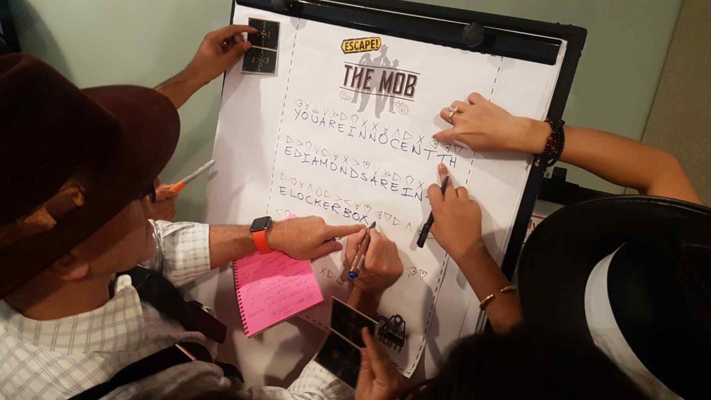 escape the mob team adaptability team  building activity