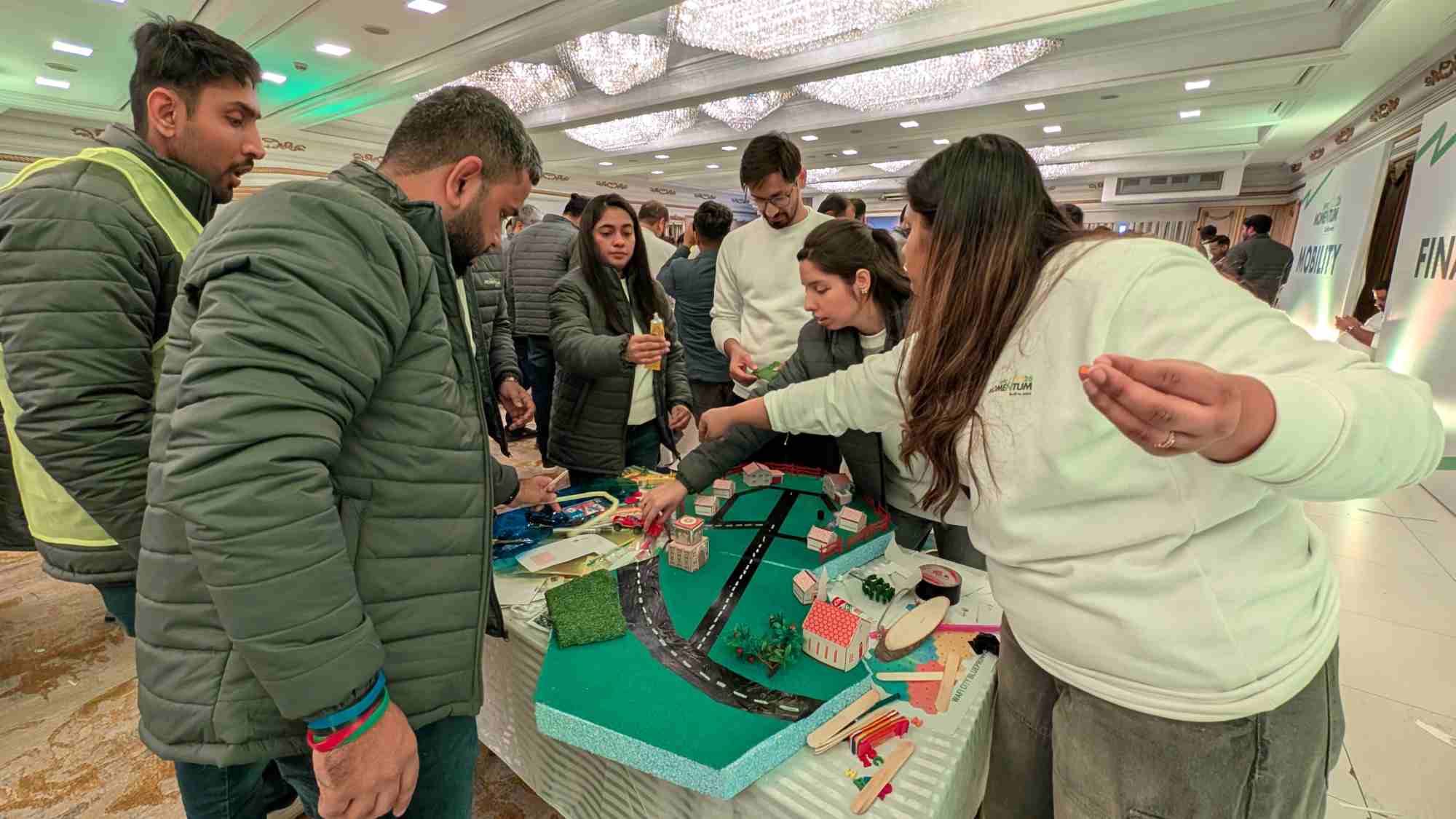 city build large scale conference team building