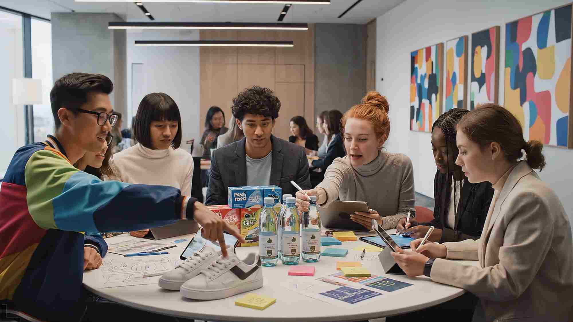 commercial break AI assisted team building activity