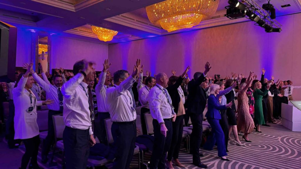 Orangeworks boomtime conference energiser for large group