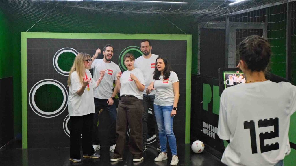 soccer-themed team building game