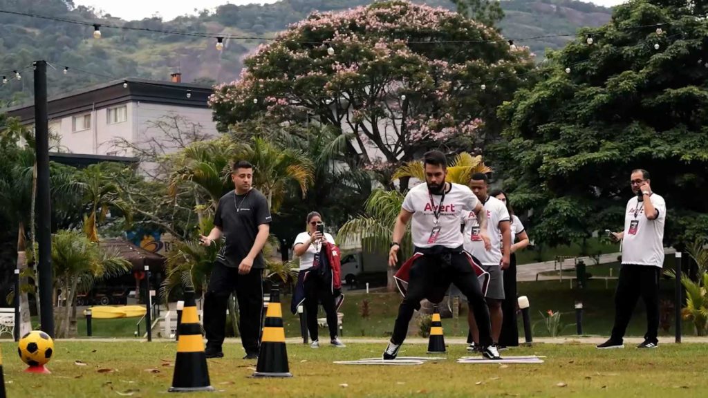 large scale active team building