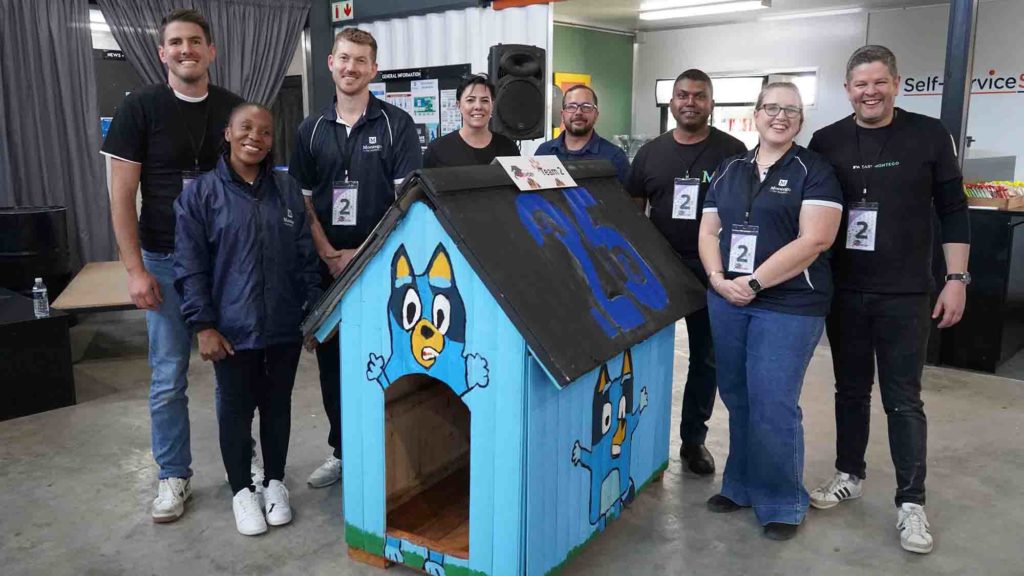 barkitecture giving back team building